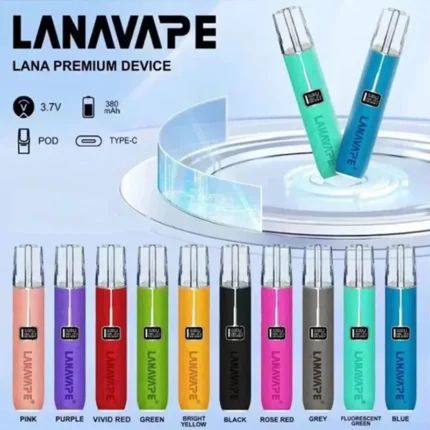 【10色可選】LANA電子煙主機 皮革系列 通用1代 #台灣現貨